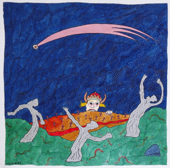绘画,  11.8x11.8 in 