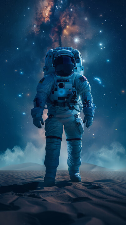 Astronaut 7 数字艺术