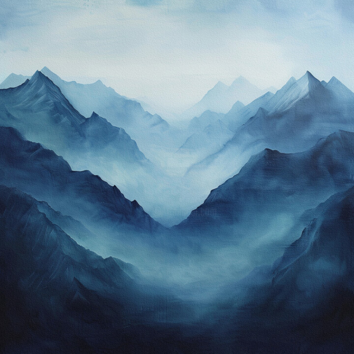 Digital Arts titled "Abstract minimalist…" by Bilge Paksoylu, Original Artwork, AI generated image