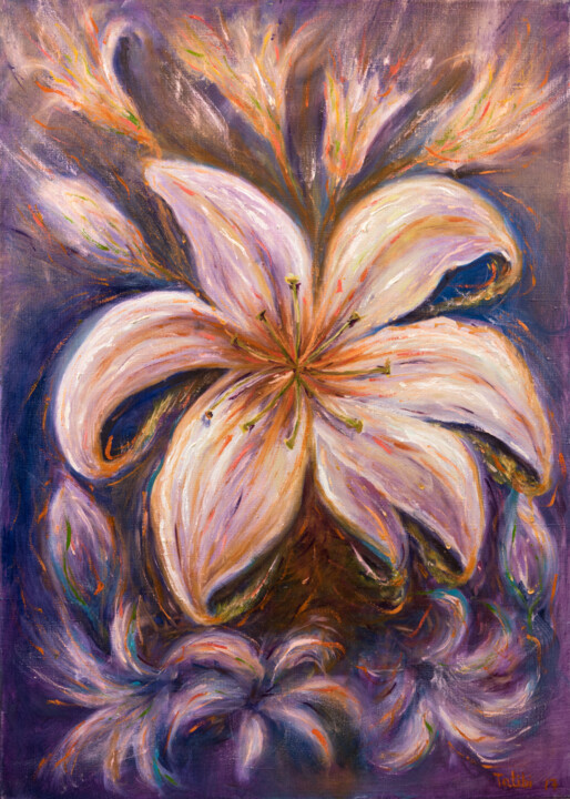 Magical Lily 绘画, 27.6x19.7 in