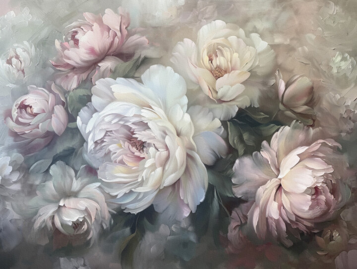 Horizontal Flowers 2 数字艺术