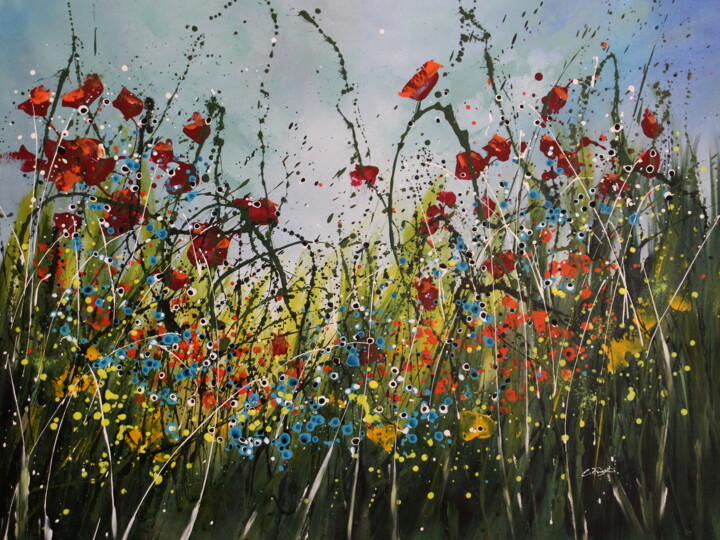 "Lievemente" #2 绘画, 39x50 in
