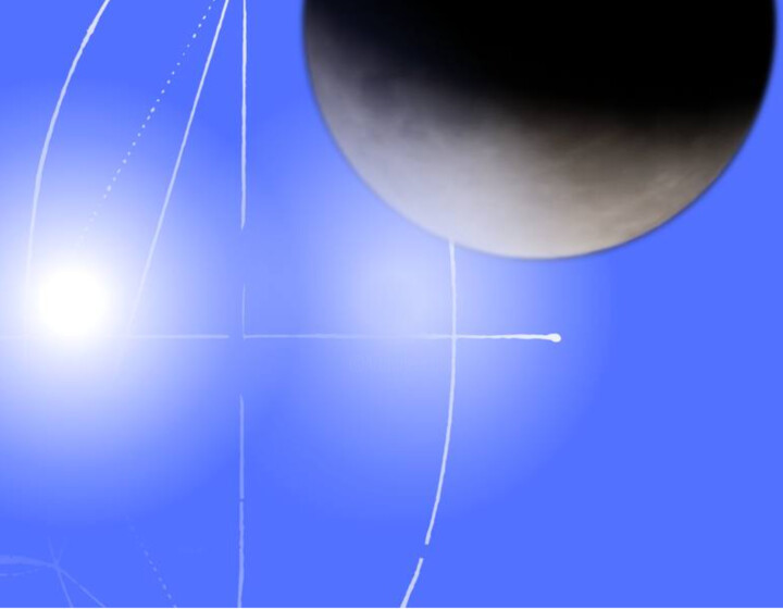 Digital Arts titled "SPACETIME Artwork -…" by Laboratoryart, Original Artwork, Digital Painting