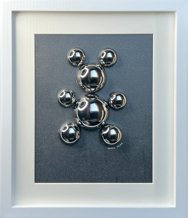 Bear Original Wall Art 雕塑, 13.6x11.6 in