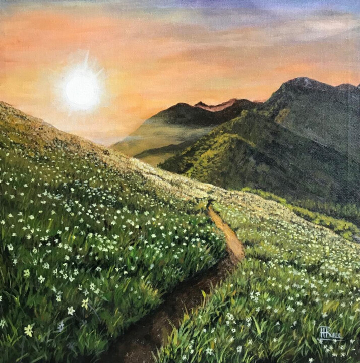A New Beginning 绘画, 16x16 in