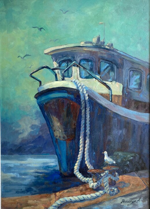 Капитан 绘画, 27.6x19.7 in