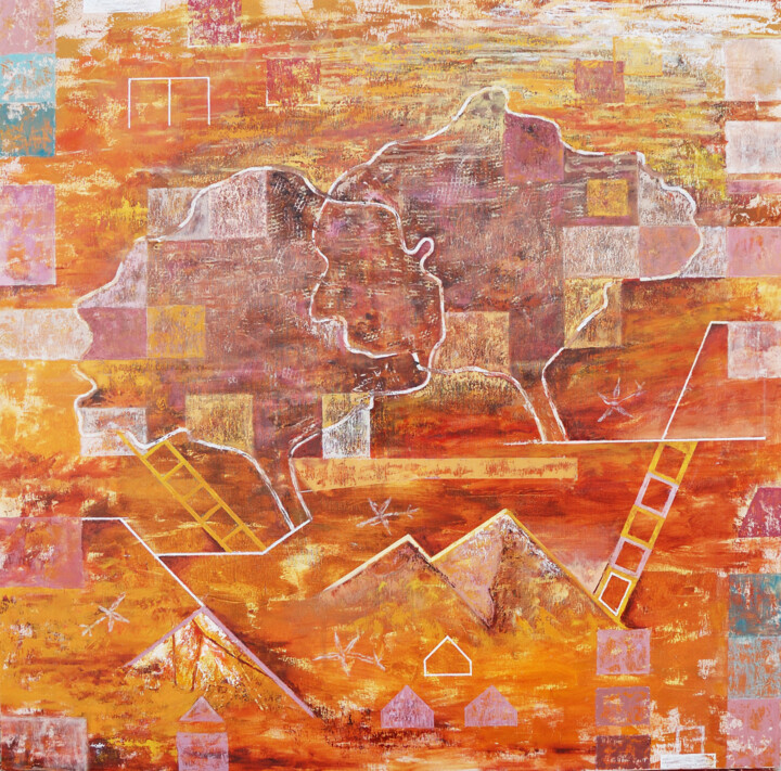 Paisatge24 绘画, 39.4x39.4 in