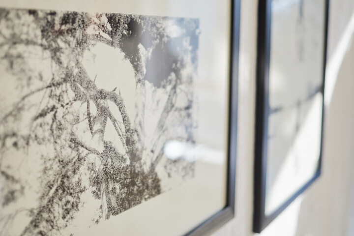 Work presented framed