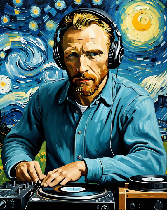 DJ van Gogh 数字艺术
