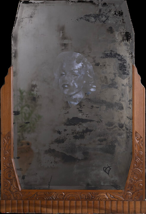 Miroir habité : Marylin 拼贴, 44.5x29.9 in