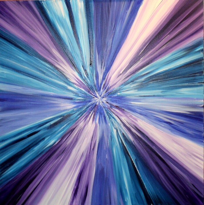 Chakras 绘画, 36.2x36.2 in