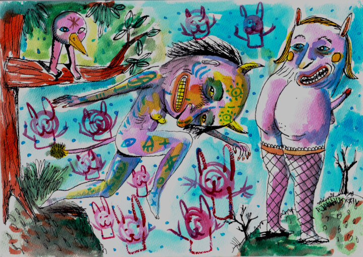 图画,  8.3x11.7 in 