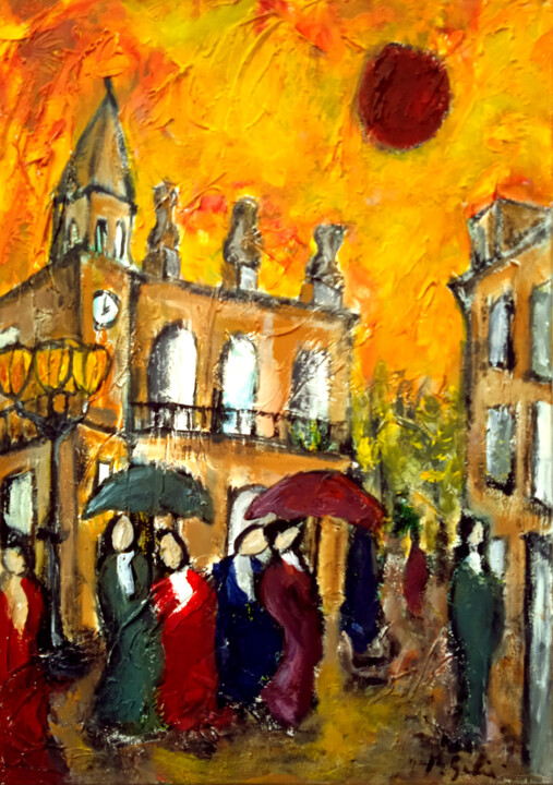 Borgo antico - Op.3 绘画, 27.6x19.7 in