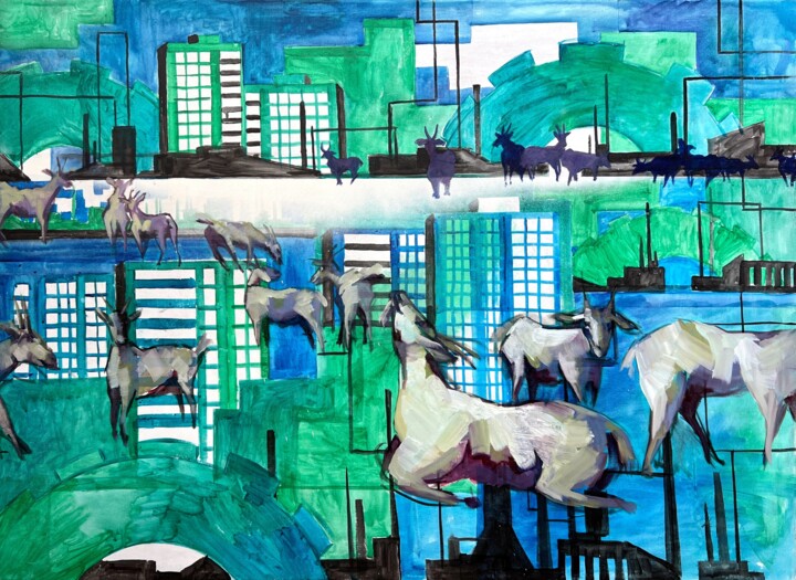 绘画,  31.5x43.3 in 