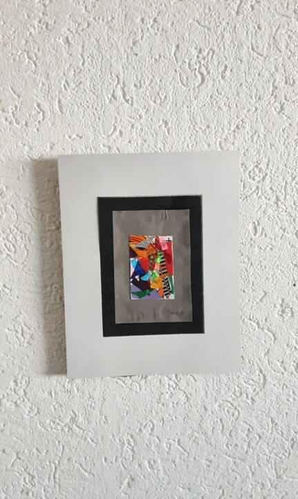 Collages intitulée "Explosion der freude" par Angelo Marzullo, Œuvre d'art originale, Collages