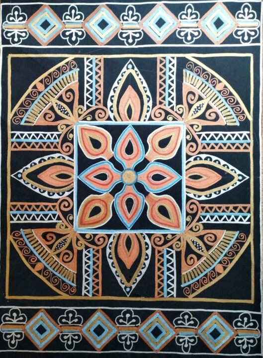 ETOILE INCA 绘画, 11.6x8.3 in