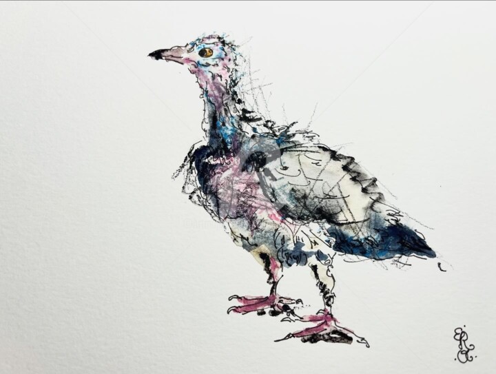 Franklin, 2 (Manhattan, New York City, USA) 绘画, 7x10 in