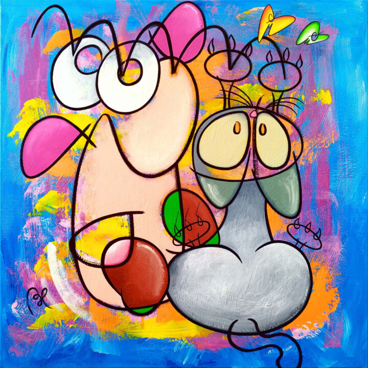 Et in Arcadia ego 绘画, 23.6x23.6 in