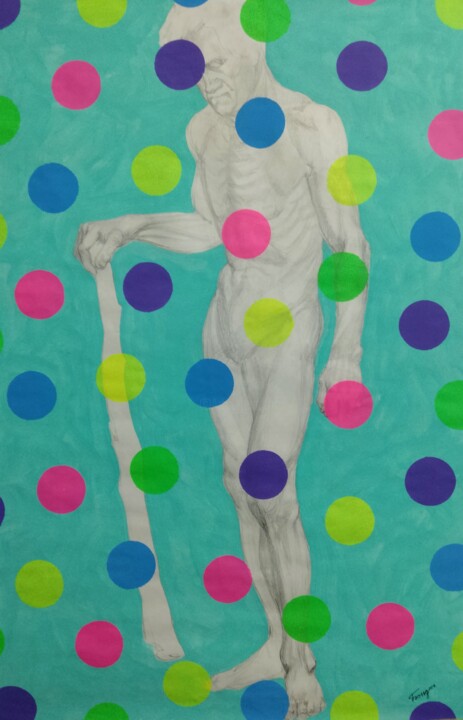 Yayoi Kusama 29 绘画, 32.7x21.7 in
