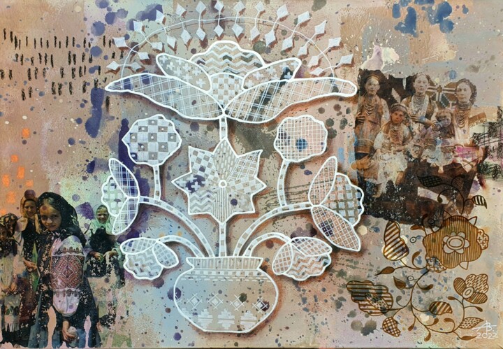Painting titled "Спомини" by Olena Bu Shdid, Original Artwork, Acrylic
