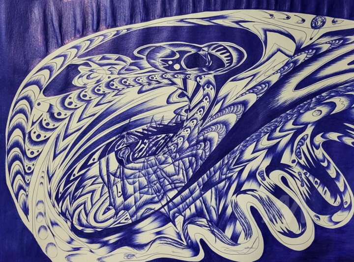 Deliverance from Pain and Suffering 图画, 11.7x16.5 in