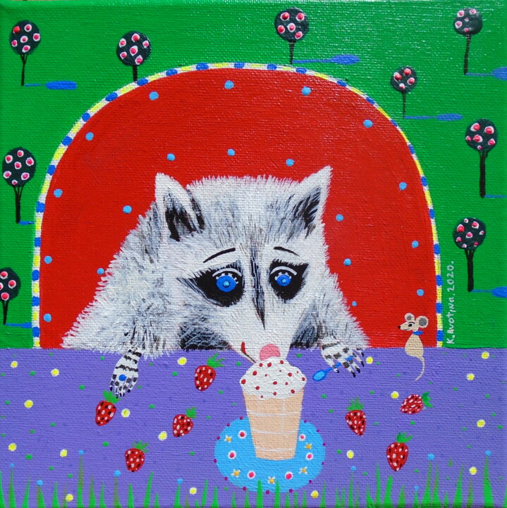 Delicious 绘画, 7.9x7.9 in