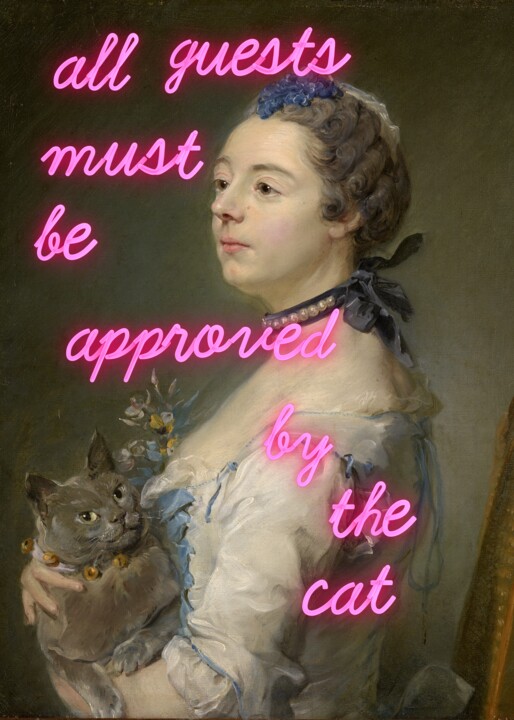 Arte digitale intitolato "All guests must be…" da Kerry Pritchard, Opera d'arte originale, Pittura digitale