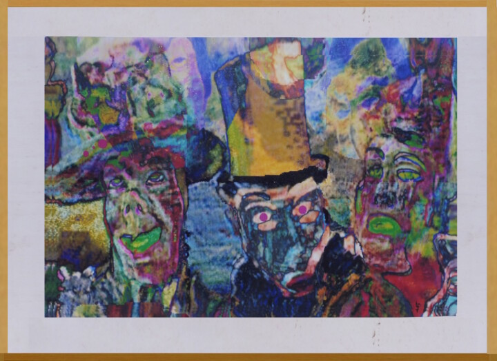 H02 peinture numérique disponible 数字艺术, 15.9x24.4 in
