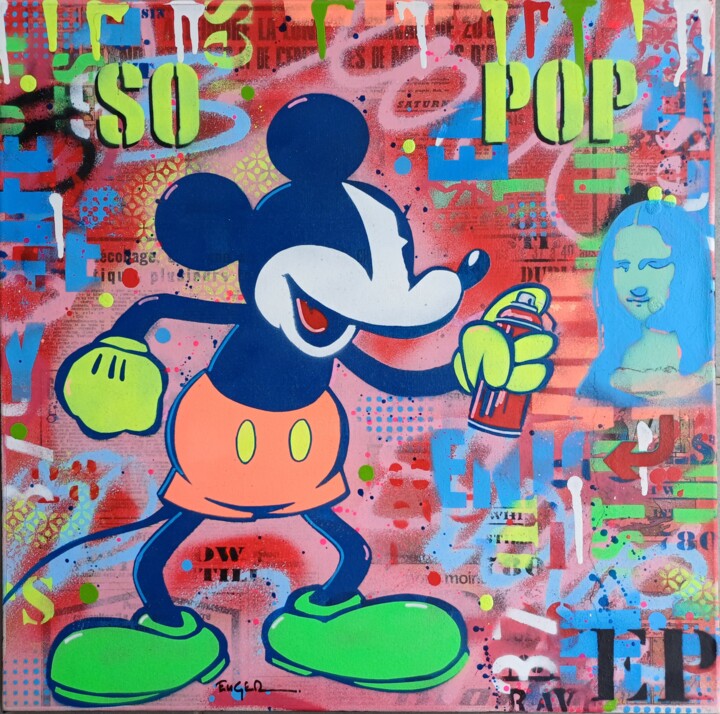 So pop 绘画, 19.7x19.7 in