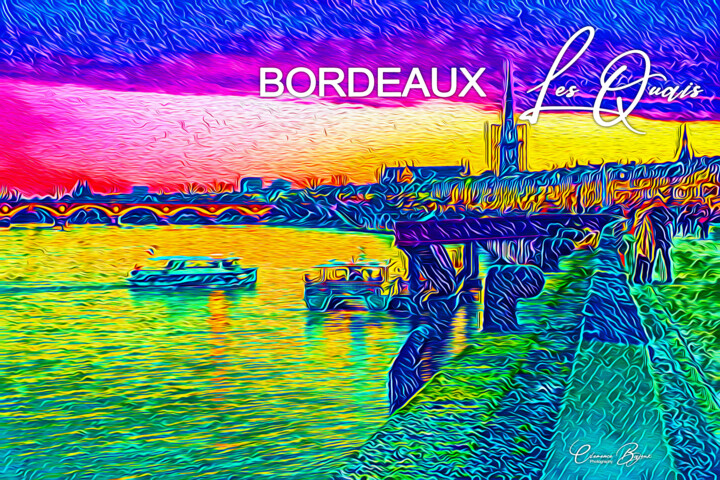 BORDEAUX, Les Quais 数字艺术