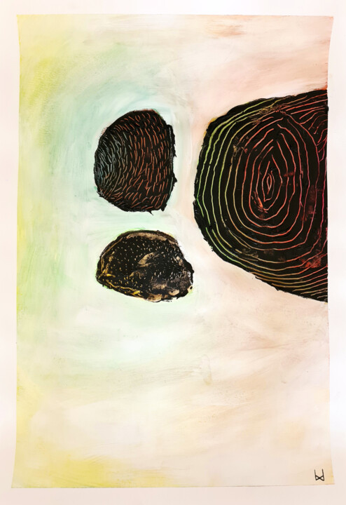 Sans-titre 9 绘画, 23.4x16.5 in