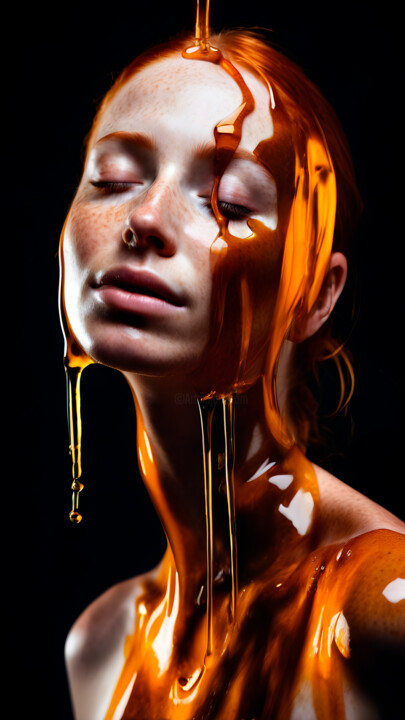 Pouring Down Honey 数字艺术