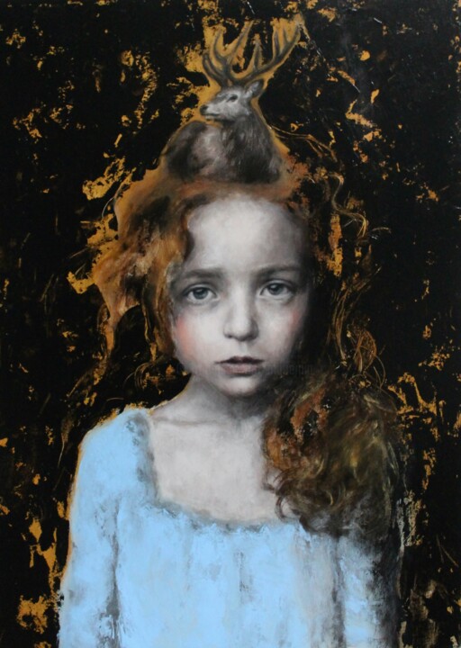 My secret zoo IV 绘画, 27.6x19.7 in