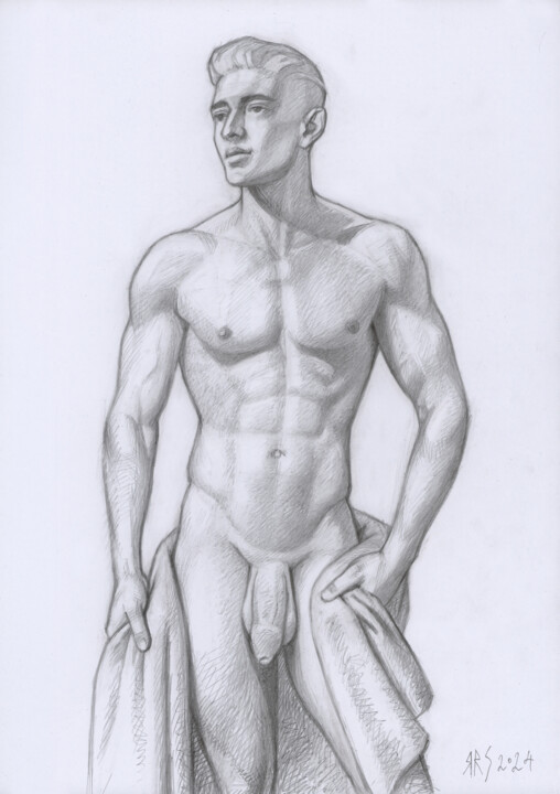 图画,  11.7x8.3 in 