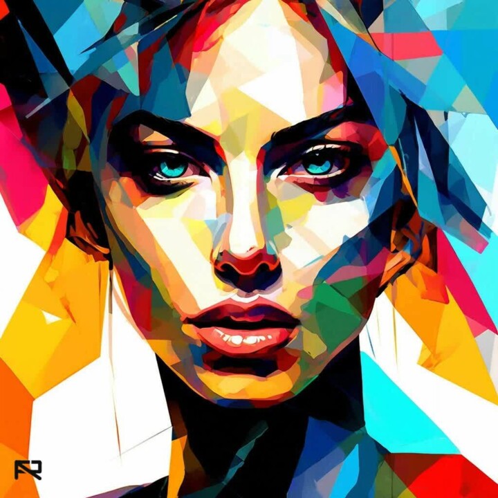 数字艺术 标题为“Fashion art 9” 由Анатолий Рабков, 原创艺术品, 2D数字工作