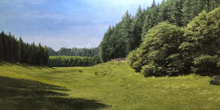 Peinture intitulée "Breathtaking Beauty" par Nuwan Darshana, Œuvre d'art originale, Acrylique