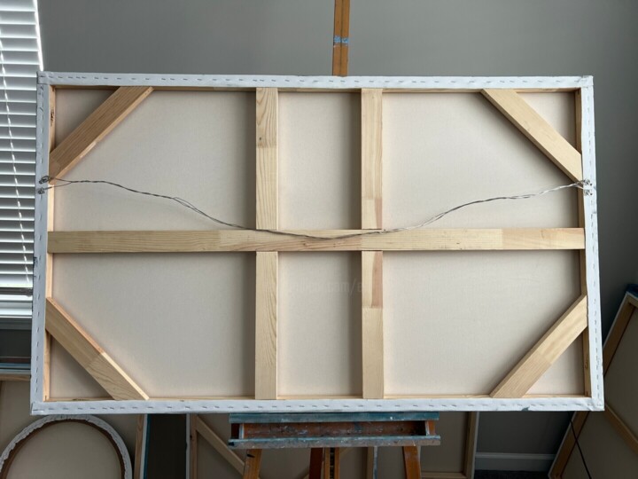 Back of the work