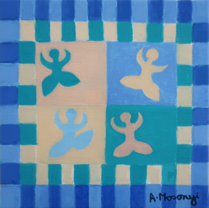绘画,  7.9x7.9 in 