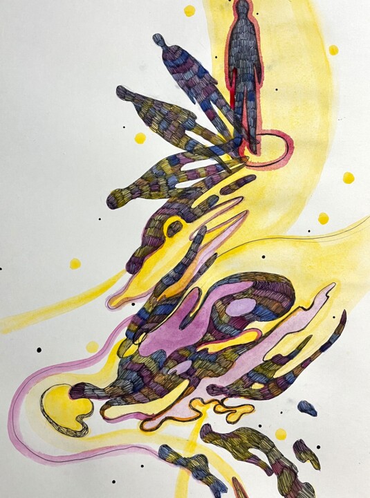 Broken ego 图画, 15.8x11.8 in