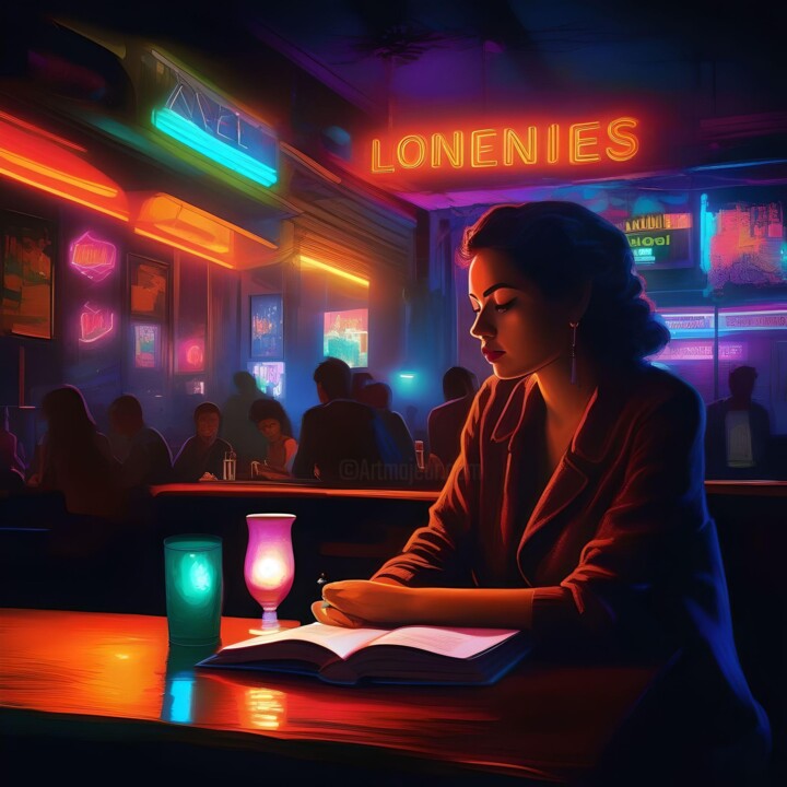 Voyage avec Auteurs 数字艺术, 31.5x31.5 in