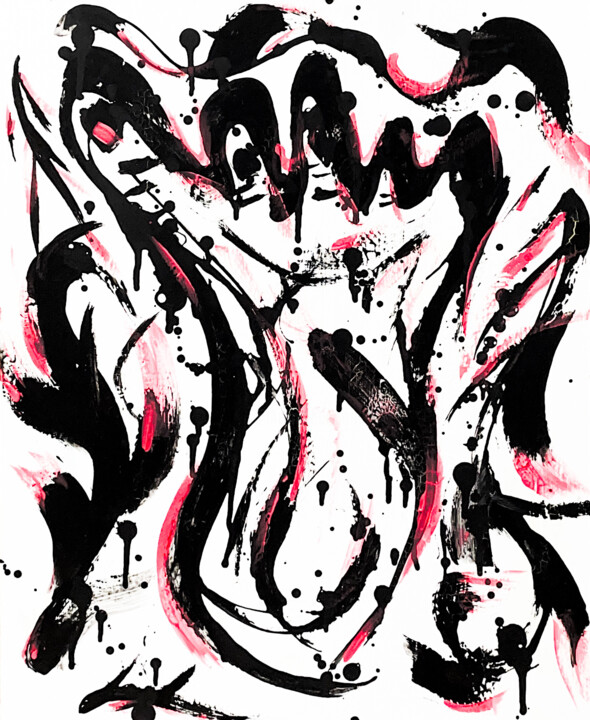 "The Right Foot" Pittura, 23,6x19,7 in