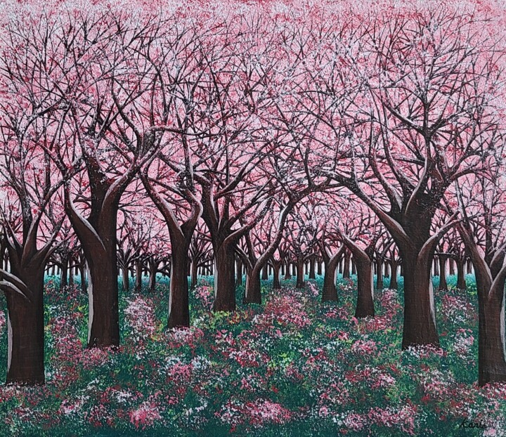 绘画 标题为“like trees13” 由So Hyon Kim, 原创艺术品, 丙烯