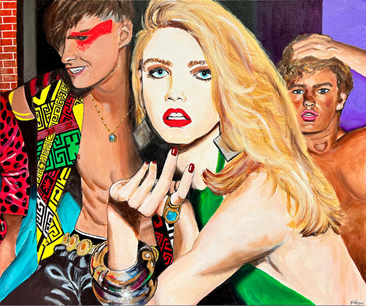 The Party Girl 绘画, 20x24 in