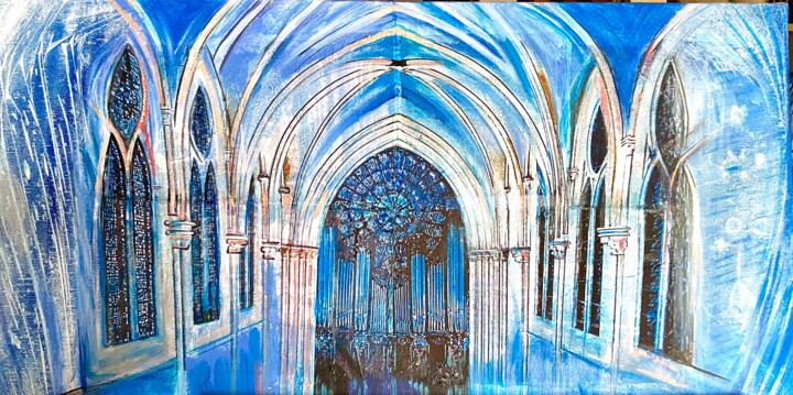 Notre Dame Résurrection N°1 Pittura, 31,5x15,8 in