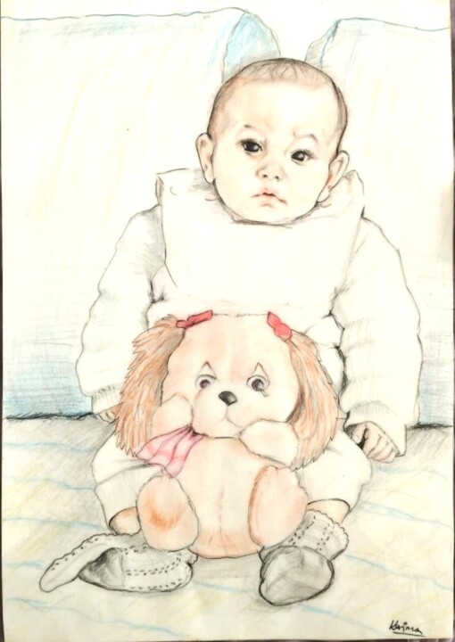 图画,  9.5x7.9 in 