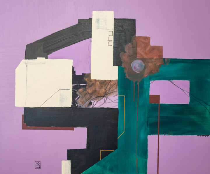 composizione_10_24 绘画, 39.4x47.2 in