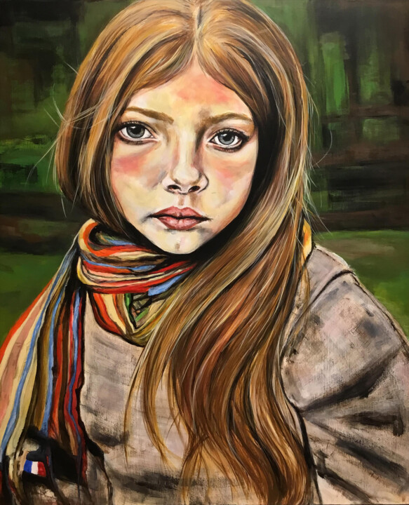 La Petit Juliette 绘画, 23.6x19.7 in