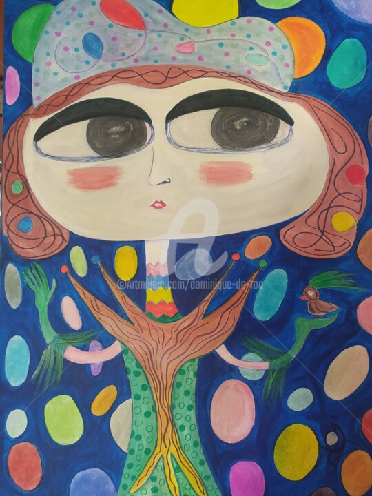 Carnaval 绘画, 39.4x27.6 in