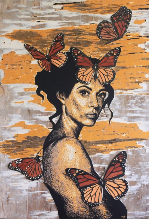 Les monarques 印花与版画, 33.5x23.6 in