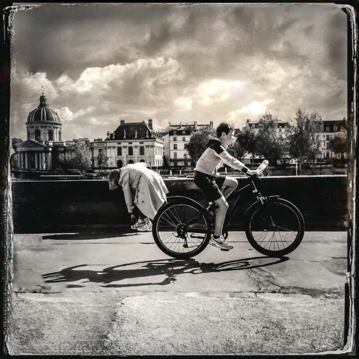 摄影 标题为“Sur les quais” 由Jacqueline Giudicelli, 原创艺术品, 数码摄影